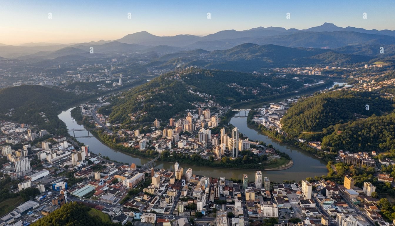 Blumenau vista do alto