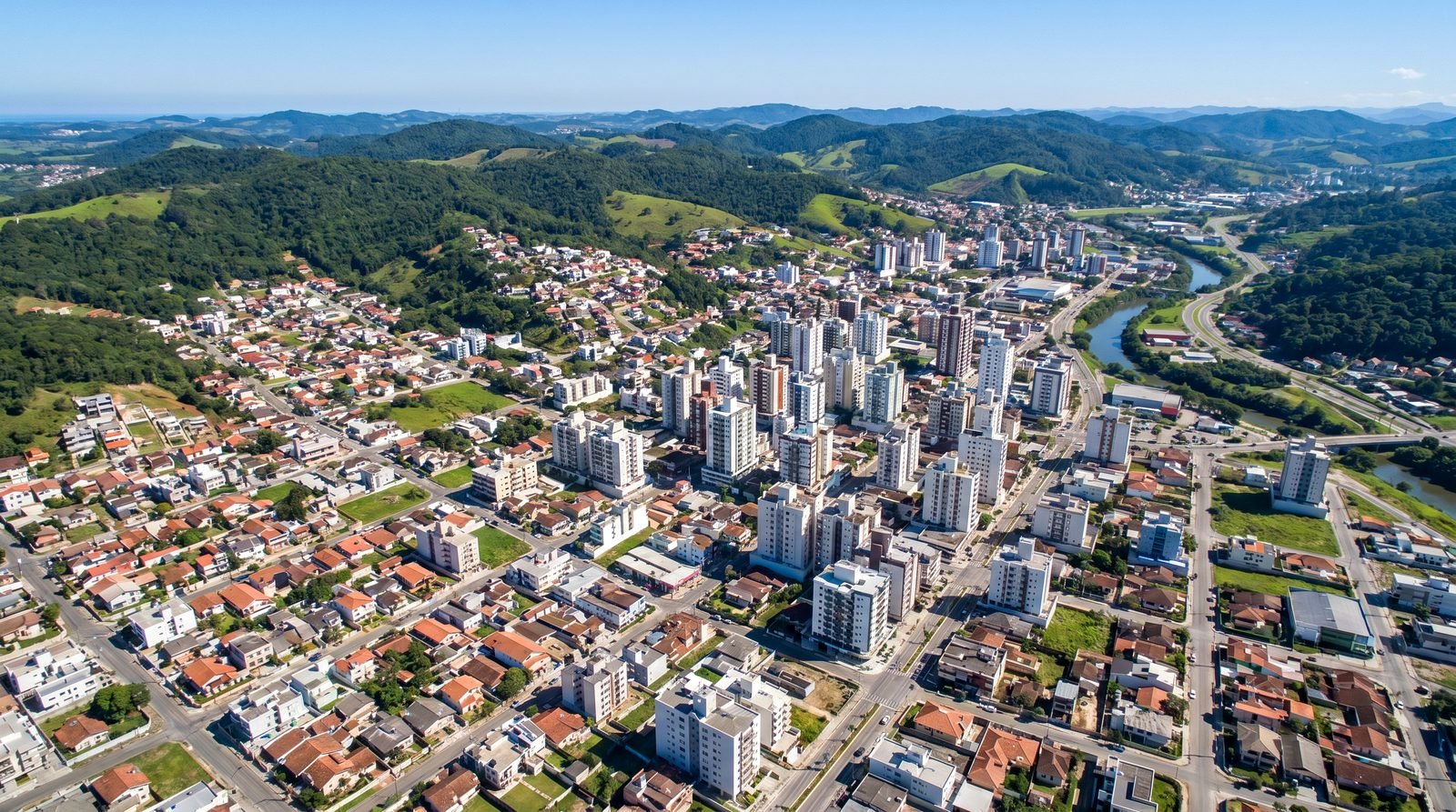 Criciúma vista do alto