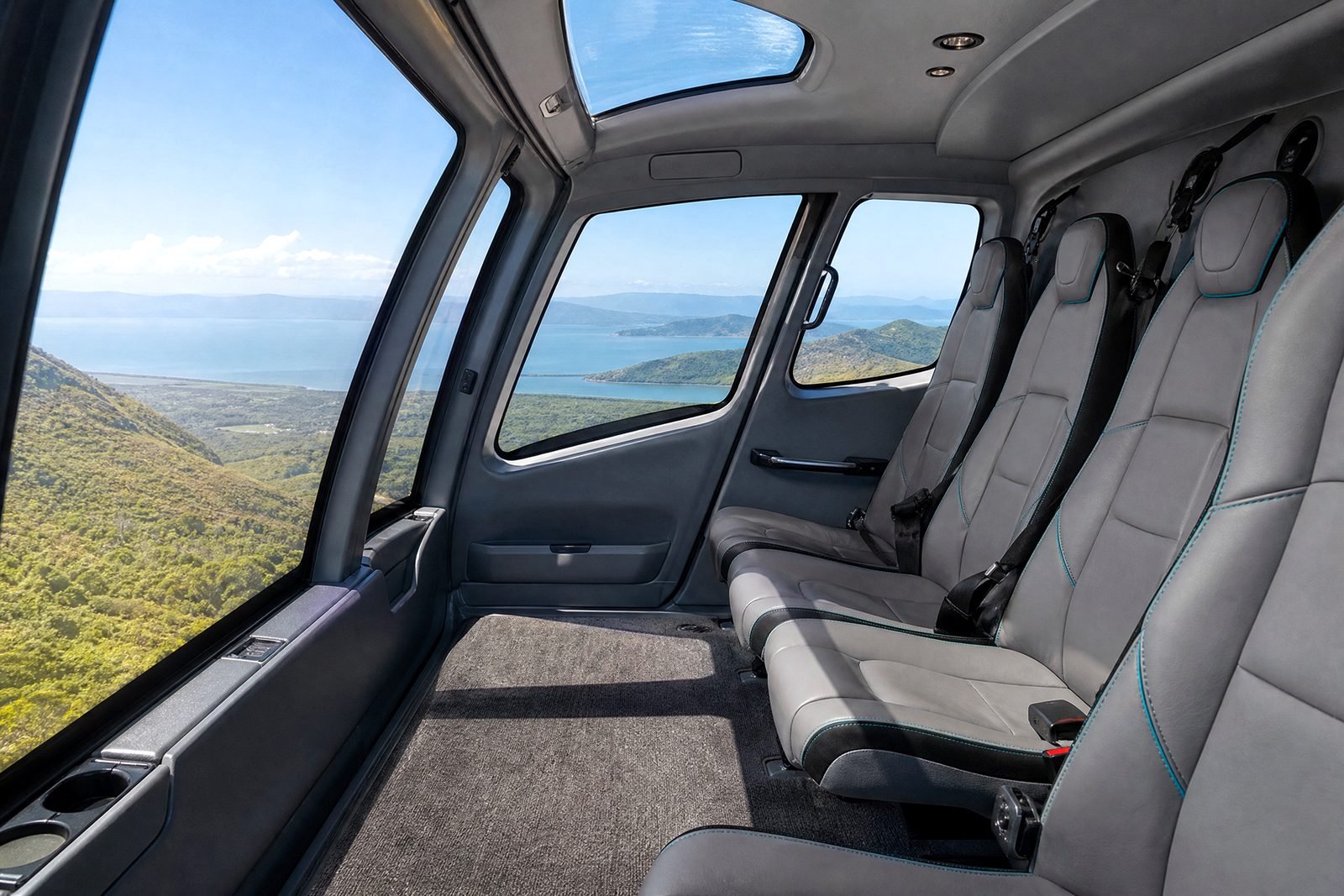 Cabine do Airbus H130