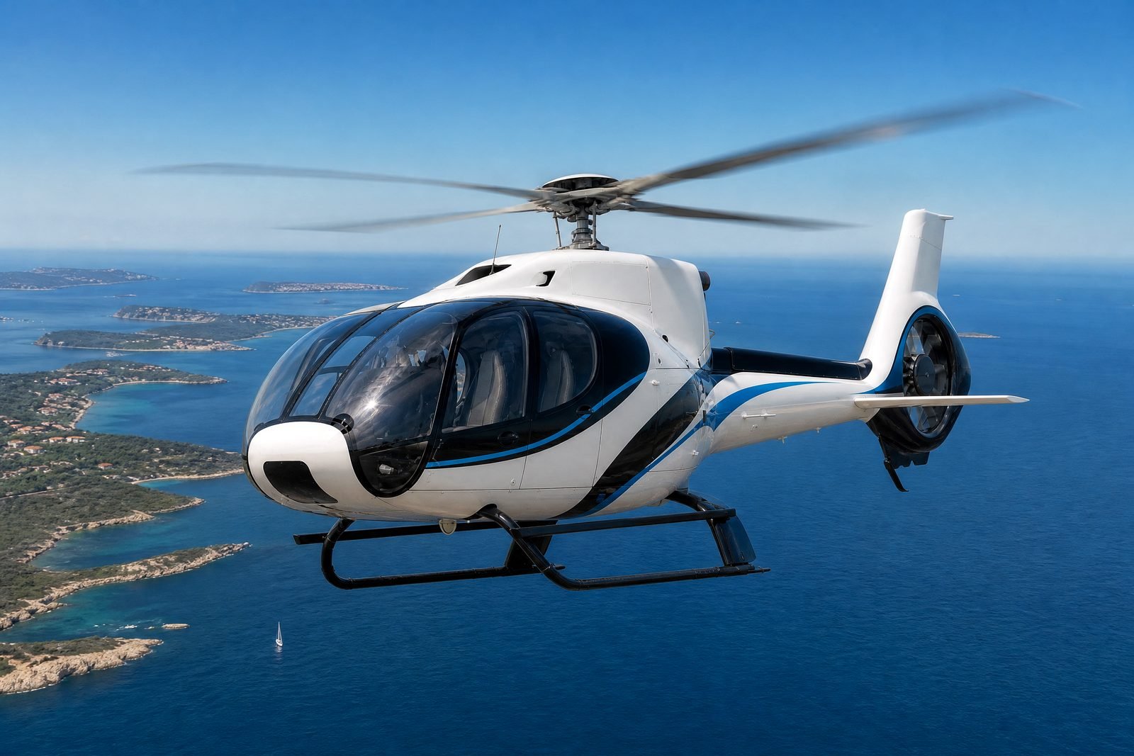 Airbus H130 em voo