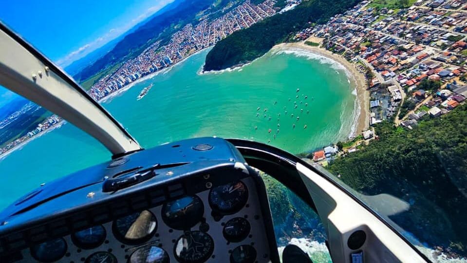 Passeio de Helicóptero em Penha-SC