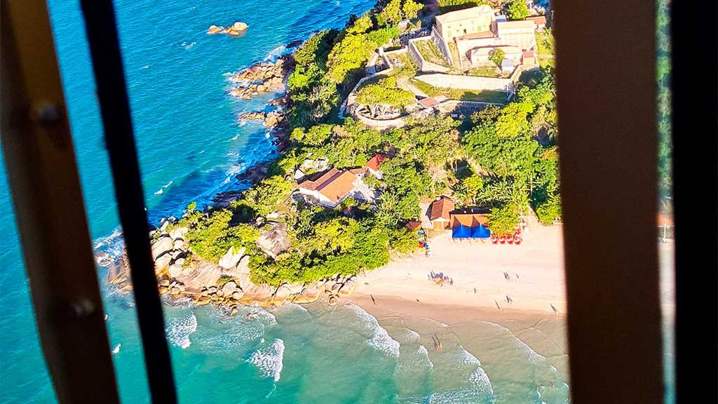 Helicóptero para o P12 em Jurerê Florianópolis