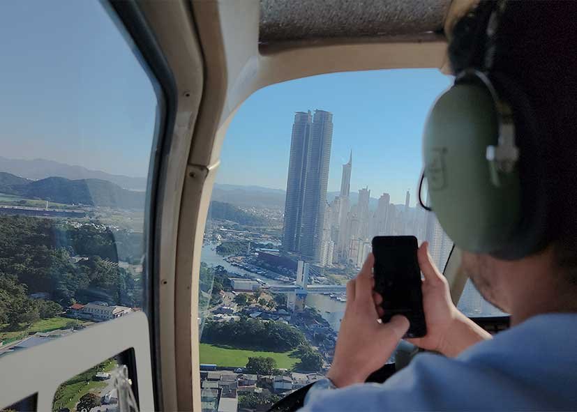 Voo de Helicóptero Balneário Camboriú e Floripa