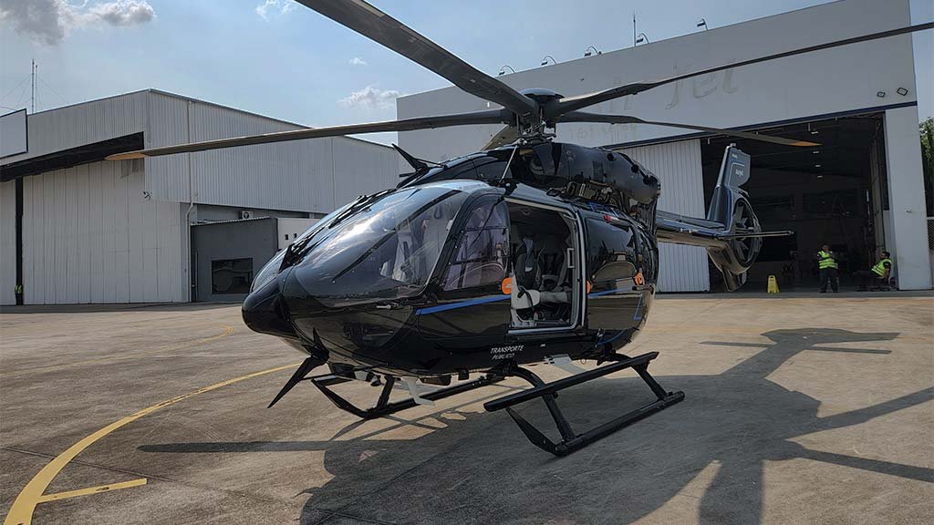 Helicóptero Airbus H145: Especificações Técnicas e Fretamento